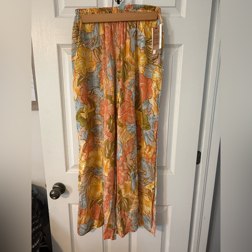 Raya Sun Vibrant Floral Pants